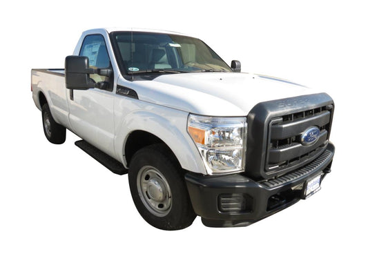 TrailFX Grated Side Step Running Board for Pickup Trucks - Fits 1999-2003 F-250/F-350 1999-2016, F-450 1999-2001, F-550 (Black)