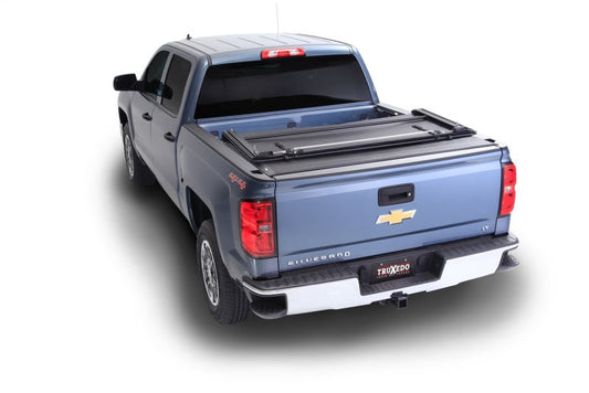 TruXedo Deuce Soft Folding Tonneau Cover 78.9 In. Fits 2014-18 Silverado/Sierra 1500/2015-19 2500HD/3500HD