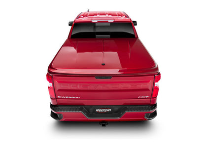 UnderCover LUX Hinged Tonneau Cover 5'9" Fits 2019–25 Chevrolet Silverado 1500 - Satin Steel Metallic