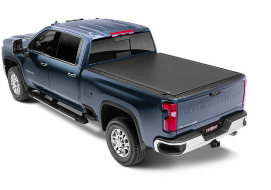 TruXedo Lo Pro Soft Roll-Up Tonneau Cover 82.2 In. Fits 2020-25 Silverado/Sierra 2500HD/3500HD w/ or w/out MultiPro TG