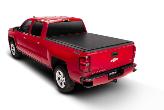 TruXedo Lo Pro Soft Roll-Up Tonneau Cover 78.9 In. Fits 2016-18 (19 Leg/Lim) Silverado/Sierra 1500/2016-19 HD w/ Sport Bar