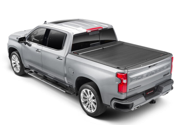 ROLL-N-LOCK A-Series Hard Manual Retractable Tonneau Cover 5'10" Fits 2019-25 Silverado 1500/Sierra 1500