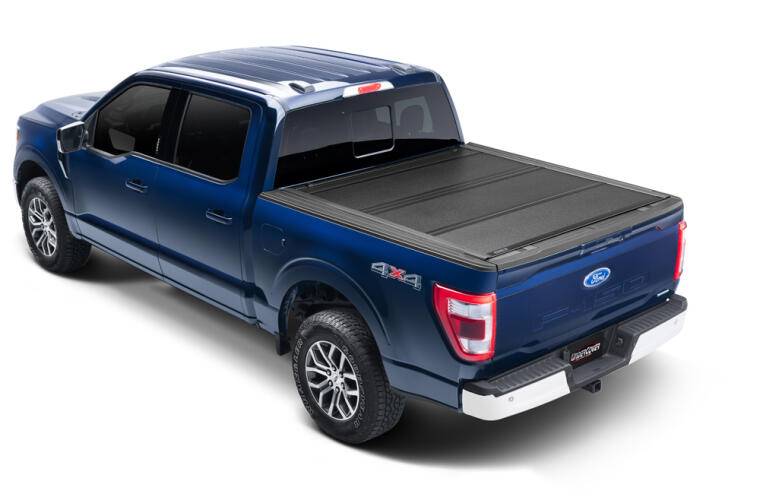 UNDERCOVER Armor Flex Hard Folding Tonneau Cover 5'7" Fits 2021-25 F-150 (Includes Lightning)