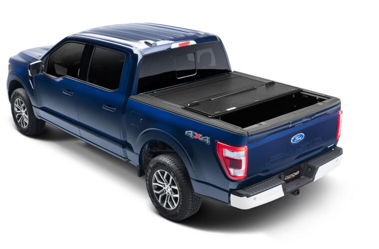 UNDERCOVER Armor Flex Hard Folding Tonneau Cover 5'7" Fits 2021-25 F-150 (Includes Lightning)