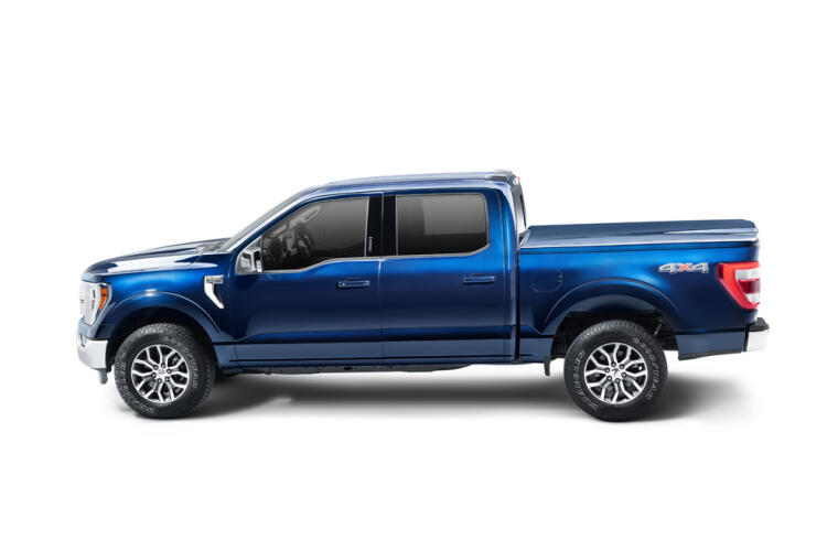 UNDERCOVER Elite LX Painted Hard Tilt-Up Tonneau Cover 67.1" Fits 2021-24 F150 (Includes Lightning) - Stone Gray