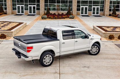 UNDERCOVER Elite Hard Tilt-Up Tonneau Cover 6'7" Fits 2021-24 Ford F150 - Black Textured