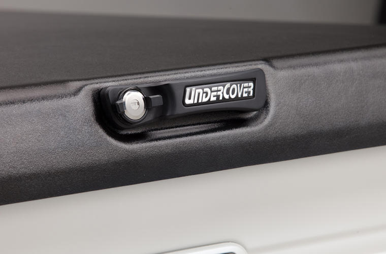 UNDERCOVER Elite Hard Tilt-Up Tonneau Cover 6'7" Fits 2021-24 Ford F150 - Black Textured