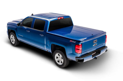 UNDERCOVER LUX Painted Hard Tilt-Up Tonneau Cover 5' Fits 2018-23 Tacoma with Deck Rail System - Calvary Blue