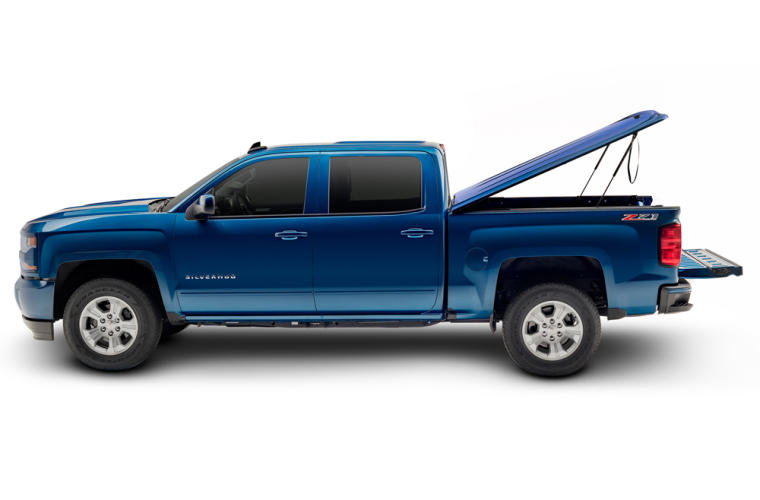 UNDERCOVER LUX Painted Hard Tilt-Up Tonneau Cover 67.1" Fits 2021-24 Ford F150 (Includes Lightning) - Star White Pearl