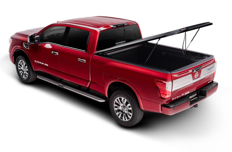 UNDERCOVER SE Hard Tilt-Up Tonneau Cover 5'7" Fits 2016-23 Nissan Titan - Black Textured